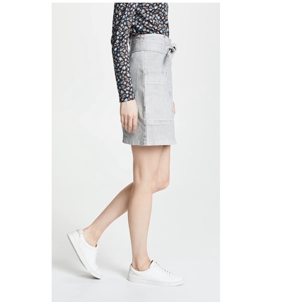 La Vie Rebecca Taylor Denim Knot Skirt - Picture 3 of 9
